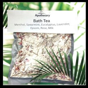 4/$15 Bath Soak - Rose, Eucalyptus, Epsom - Self Care Holistic Handmade
